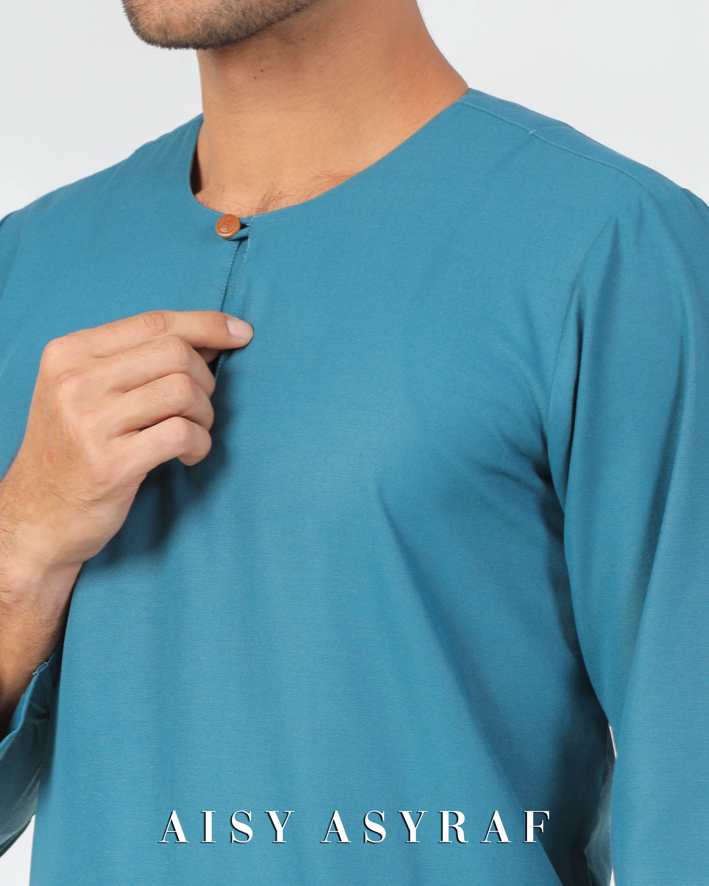 Baju Melayu Fayyad - Blue Turquoise