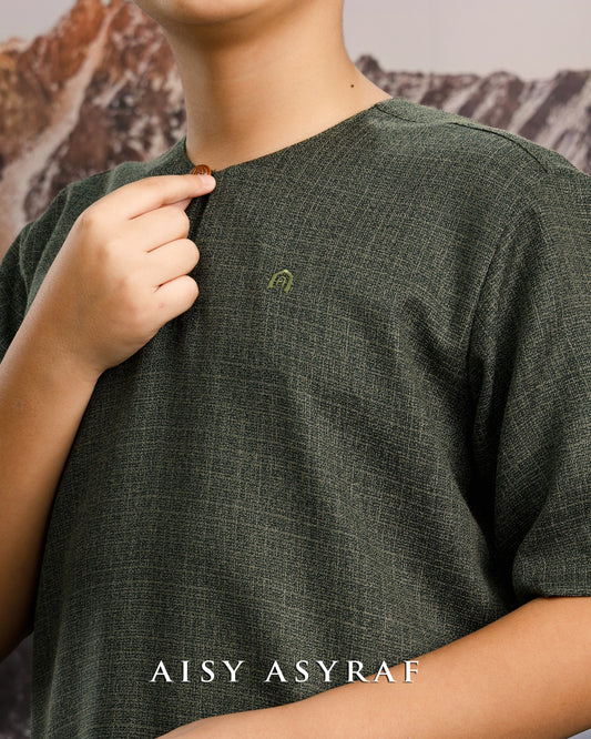 Kurta Khifnu kids - Army Green