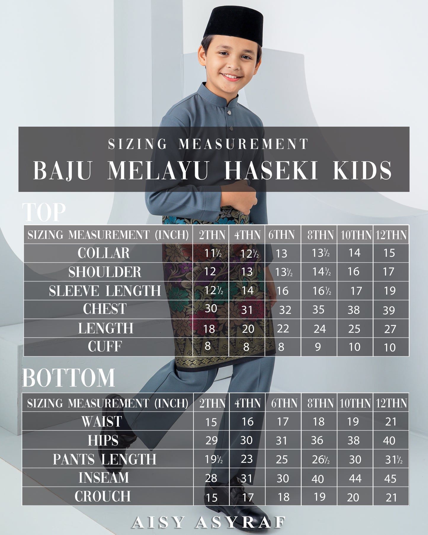 Baju Melayu Haseki Kids - Maroon