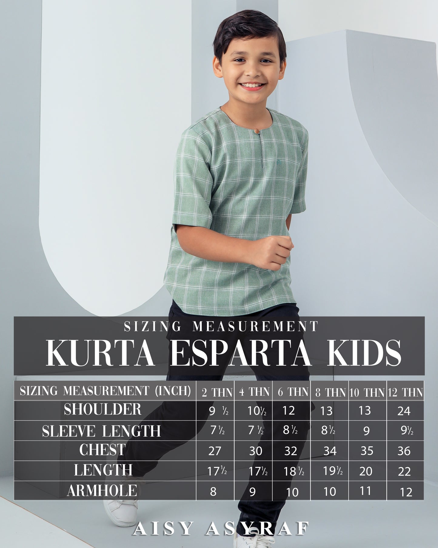 Kurta Esparta Kids - Grey