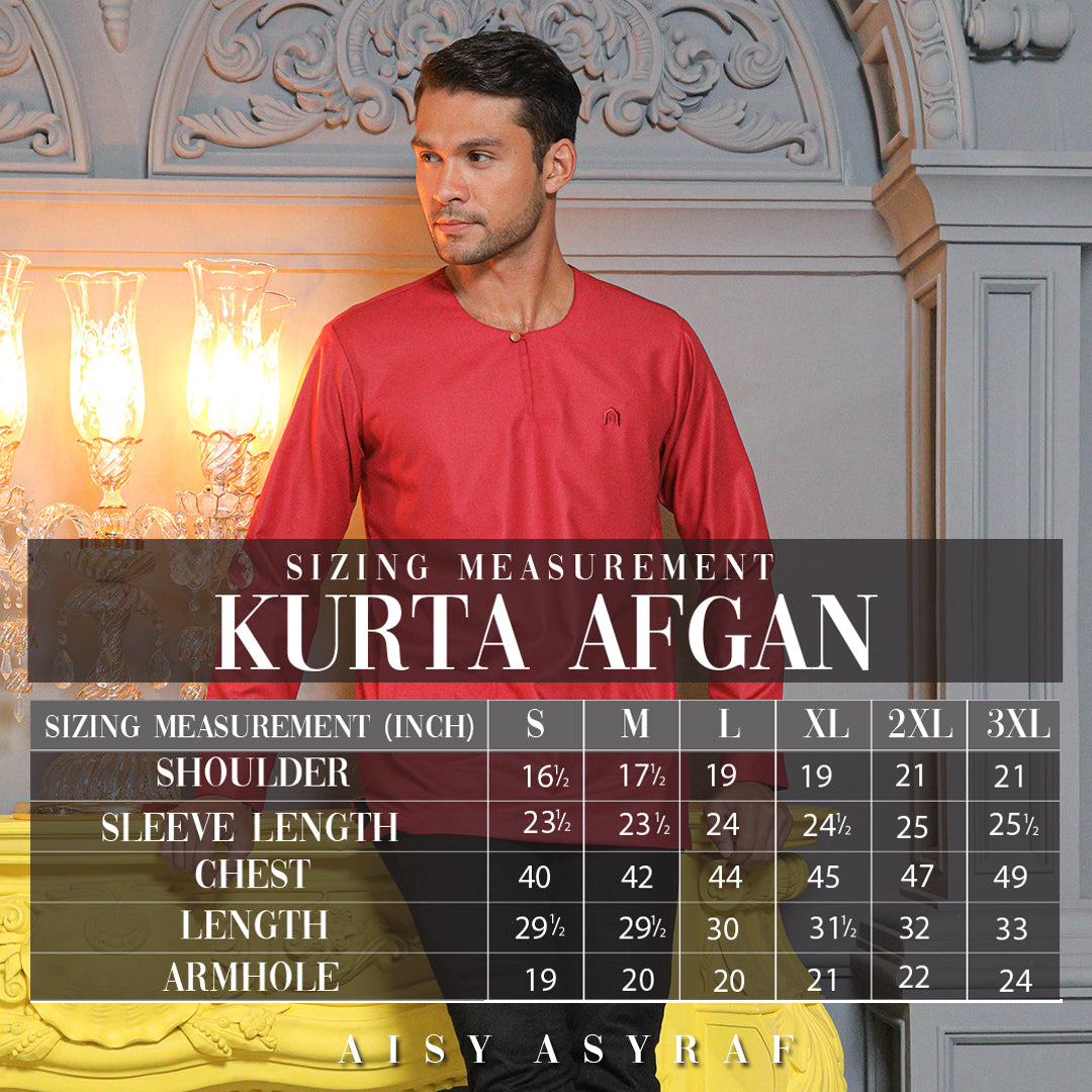 Kurta Afgan - Red