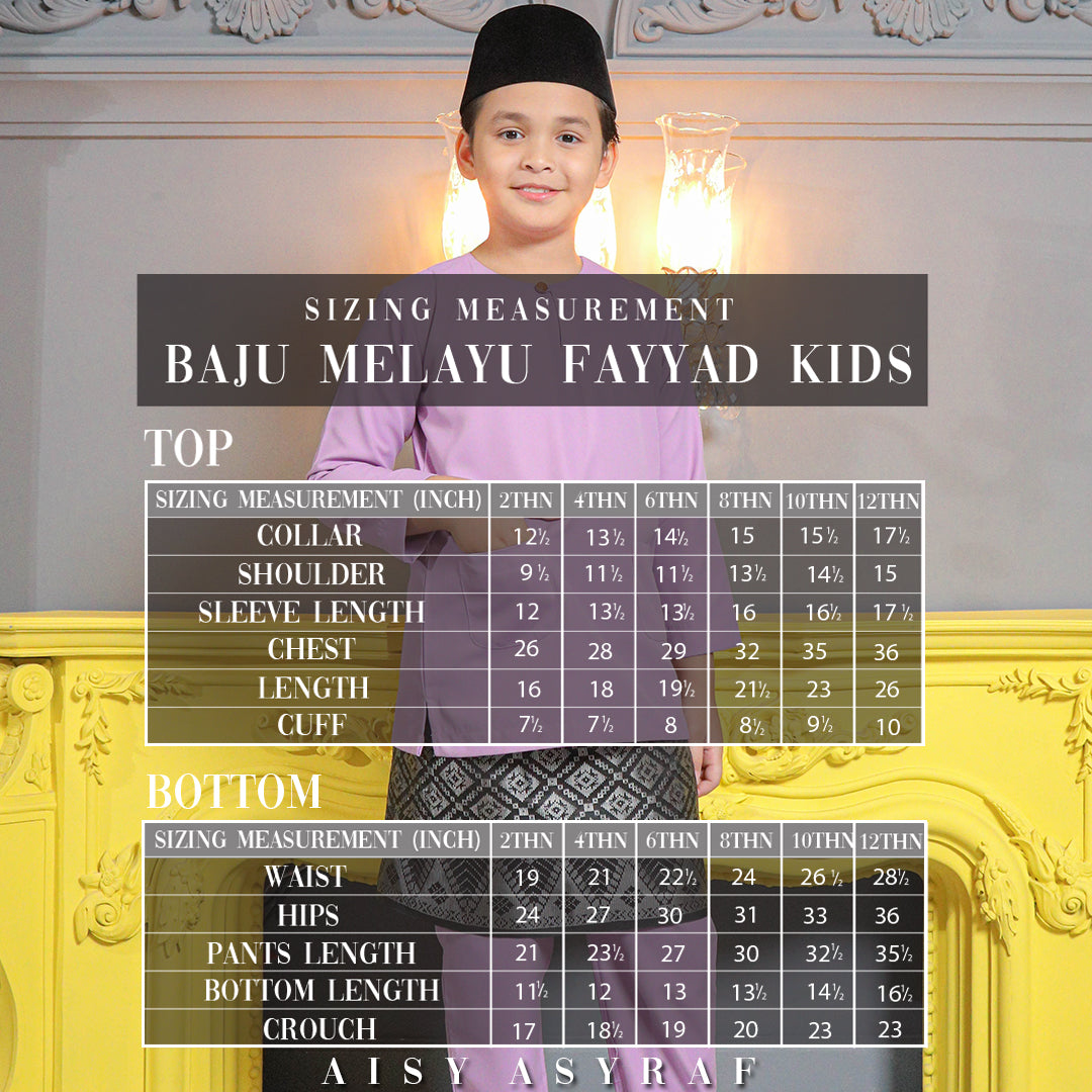 Baju Melayu Fayyad Kids - Rose Pink