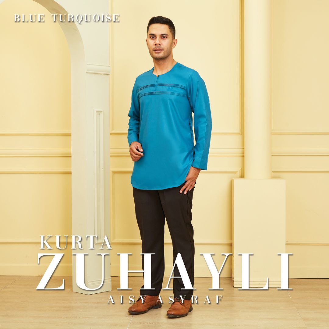 Kurta Zuhayli - Blue Turqouise