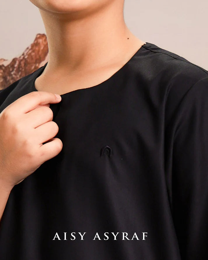 Kurta Layta Kids - Black
