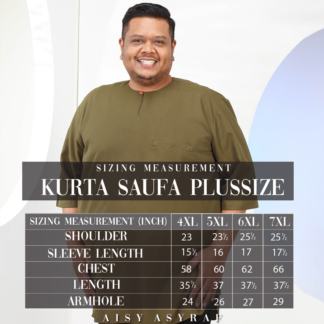 Kurta Saufa Plussize - Yellow