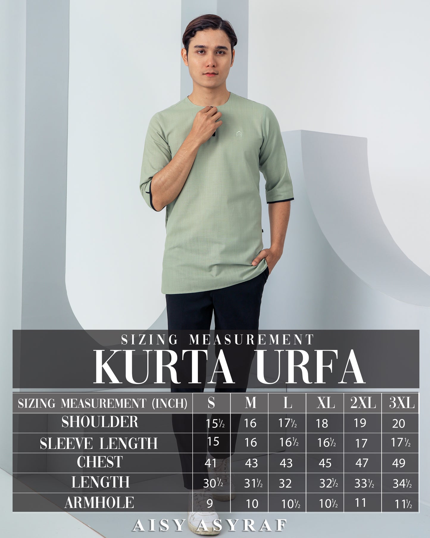 Kurta Urfa - Sage