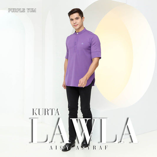 Kurta Lawla - Purple Yam