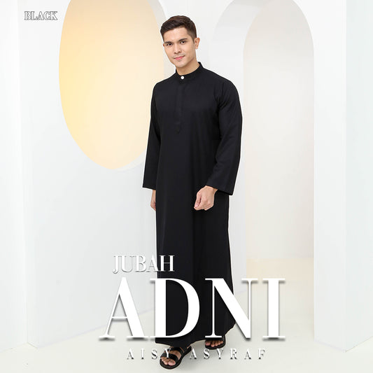 Jubah Adni - Black