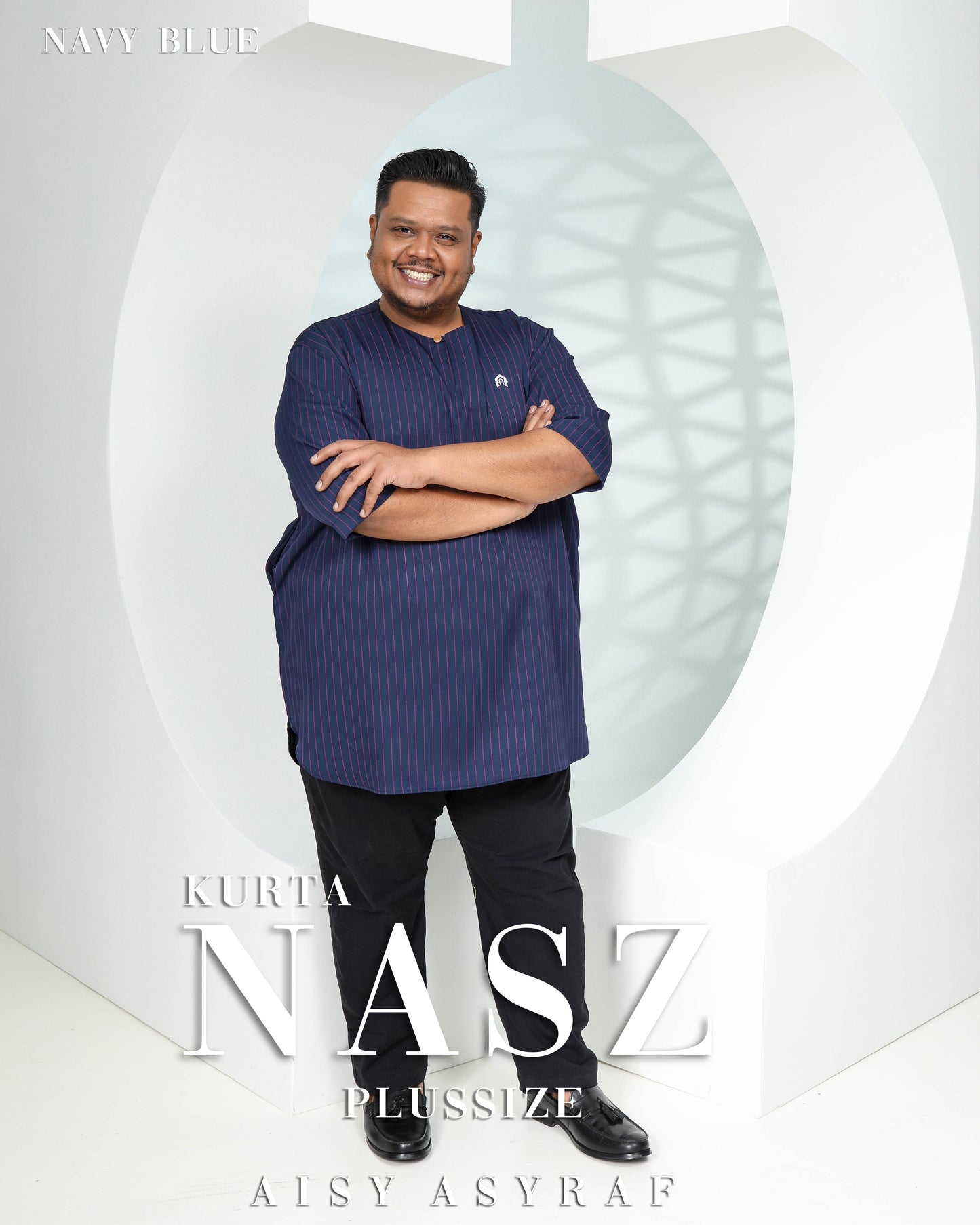 Kurta Nasz Plussize - Navy Blue