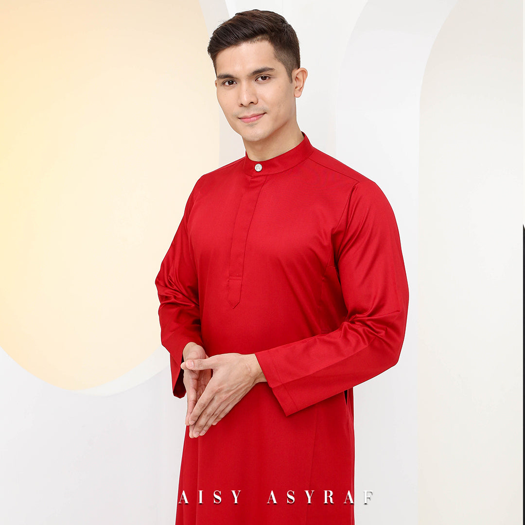 Jubah Adni - Red Carmine