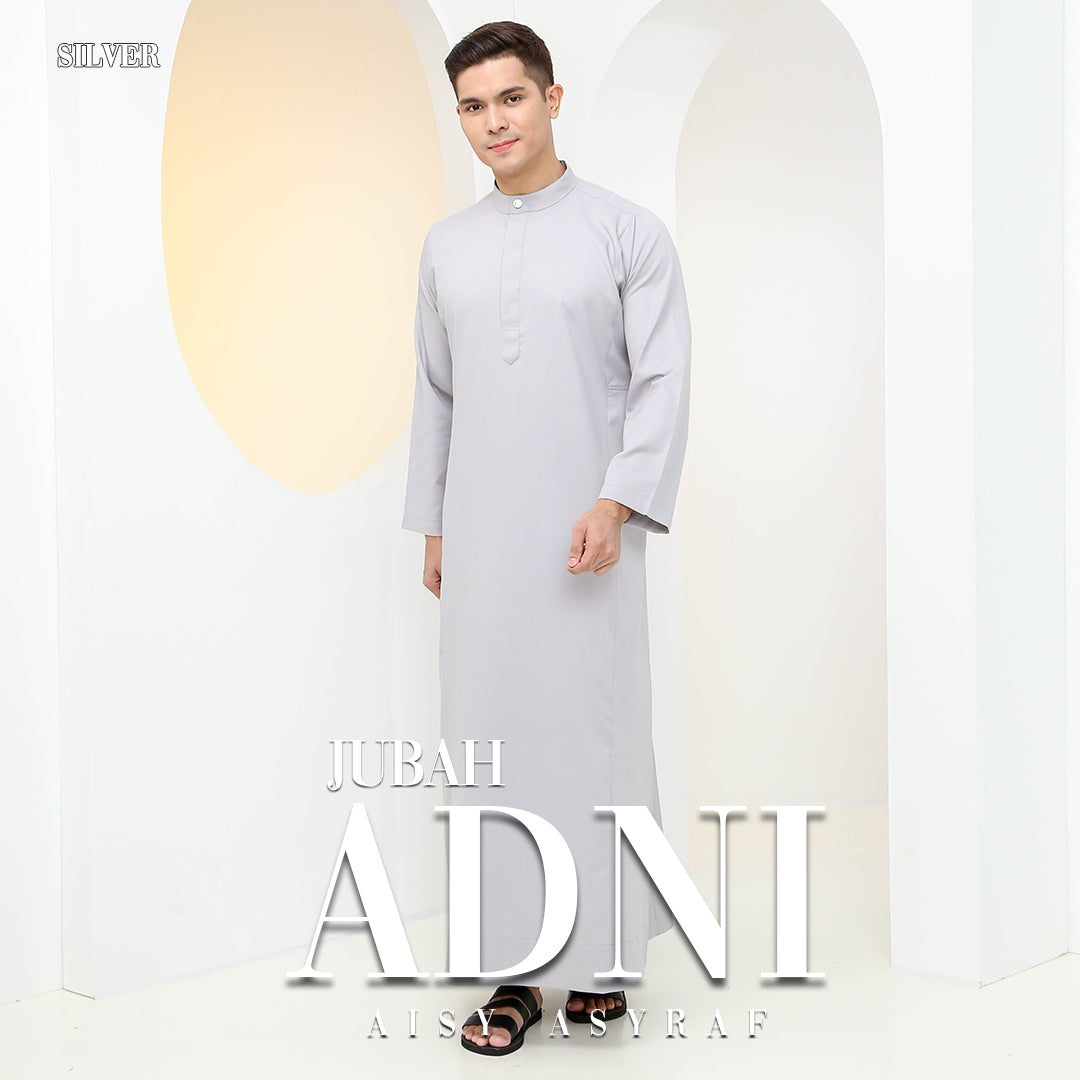 Jubah Adni - Silver