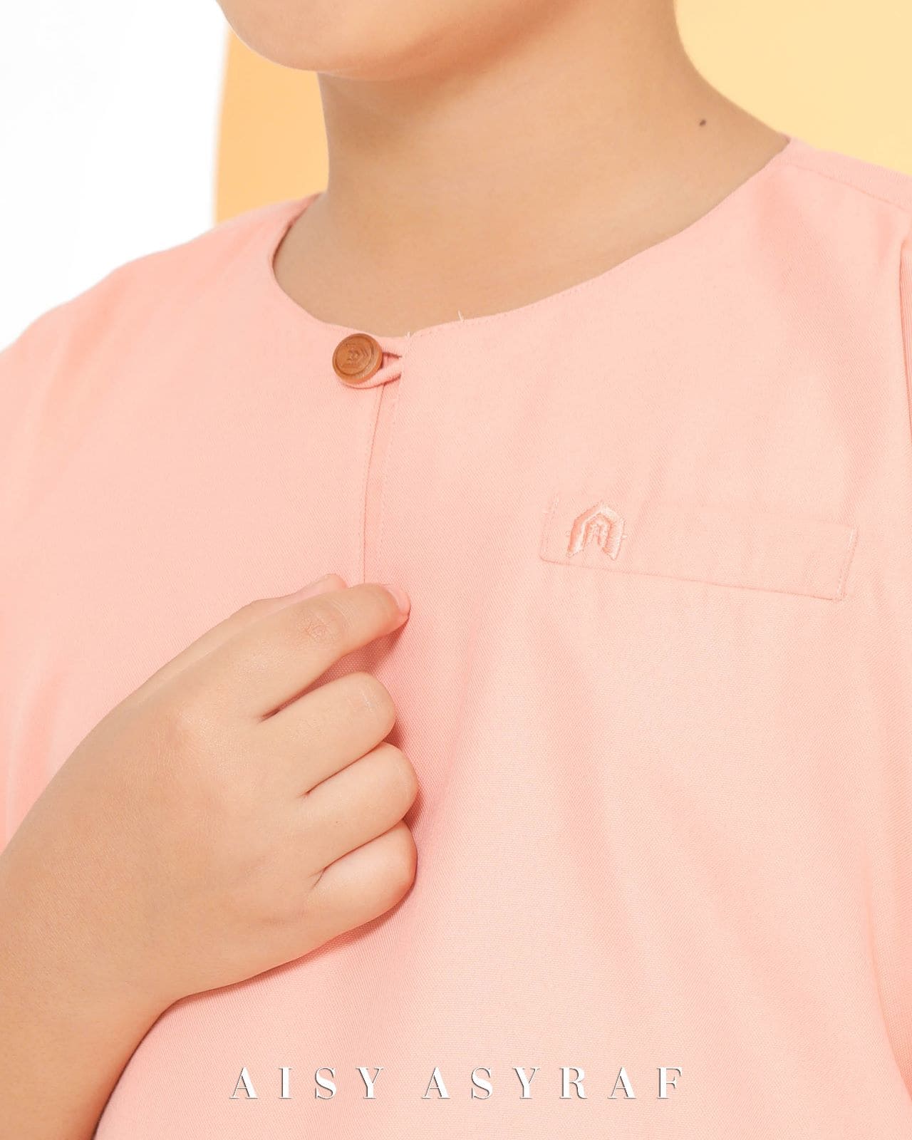 Kurta Zayne Kids - Peach