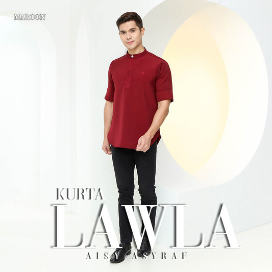 Kurta Lawla - Dark Maroon