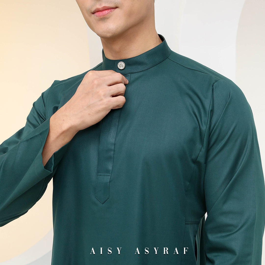 Jubah Adni - Emerald Green