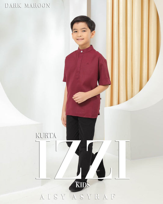 Kurta izzi kids Dark maroon