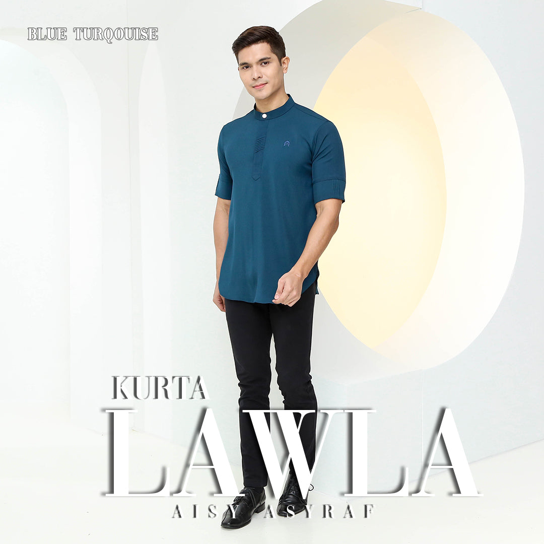 Kurta Lawla - Blue Turqouise