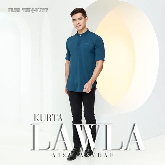 Kurta Lawla - Blue Turqouise