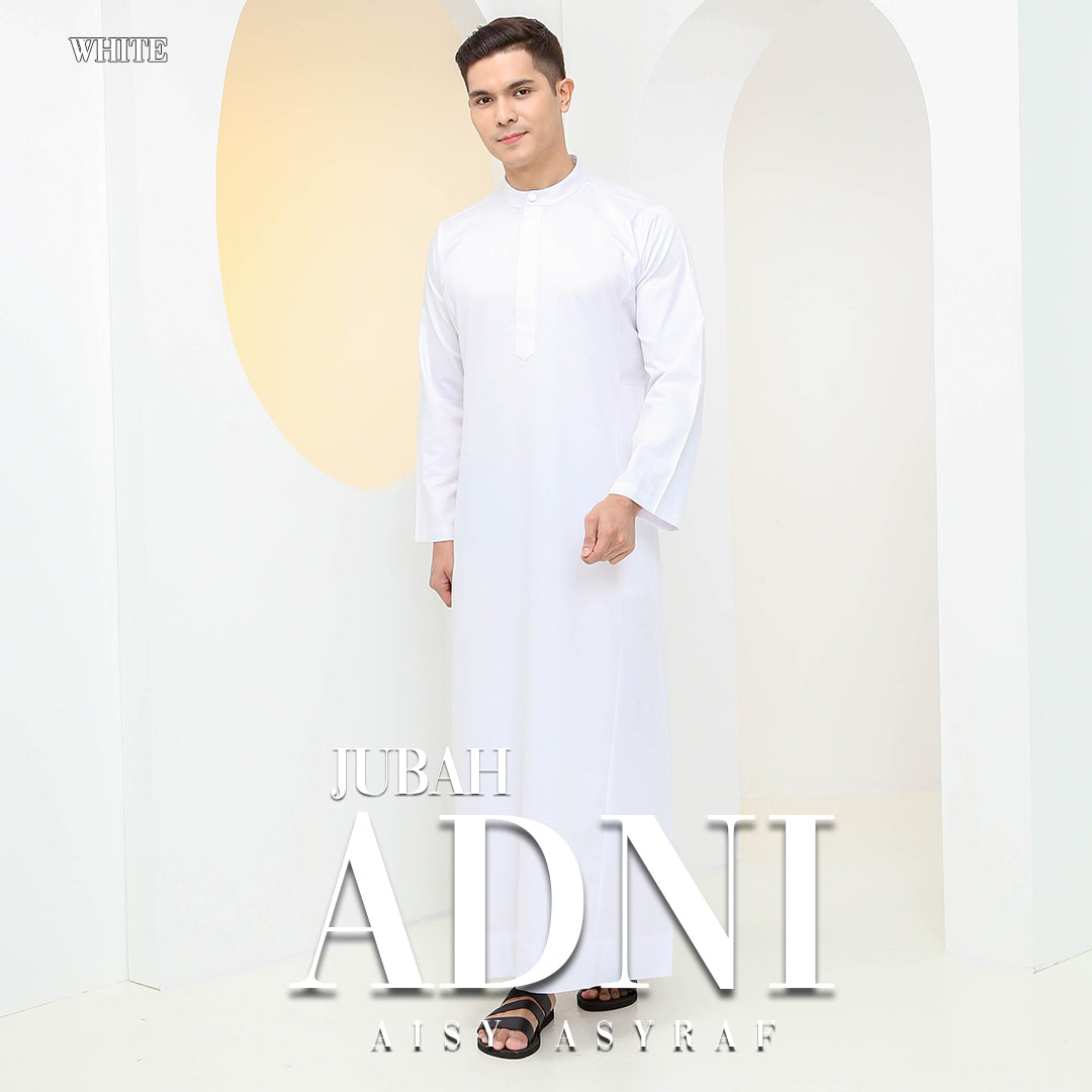 Jubah Adni - White