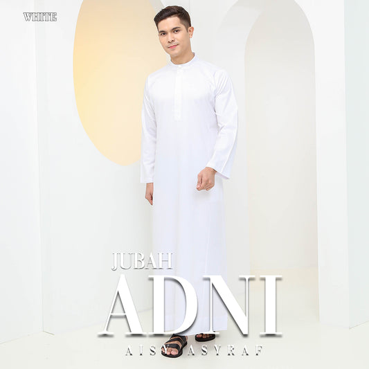 Jubah Adni - White