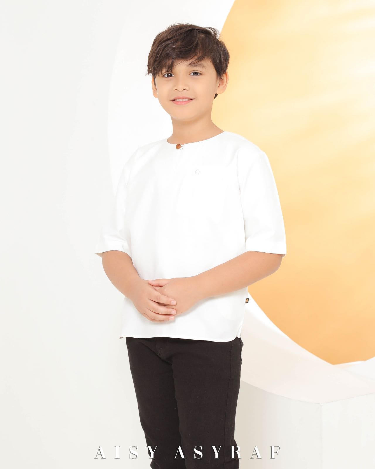 Kurta Zayne Kids - White