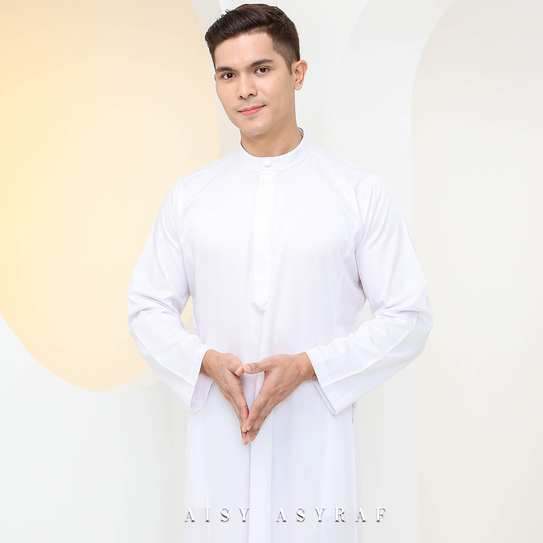 Jubah Adni - White