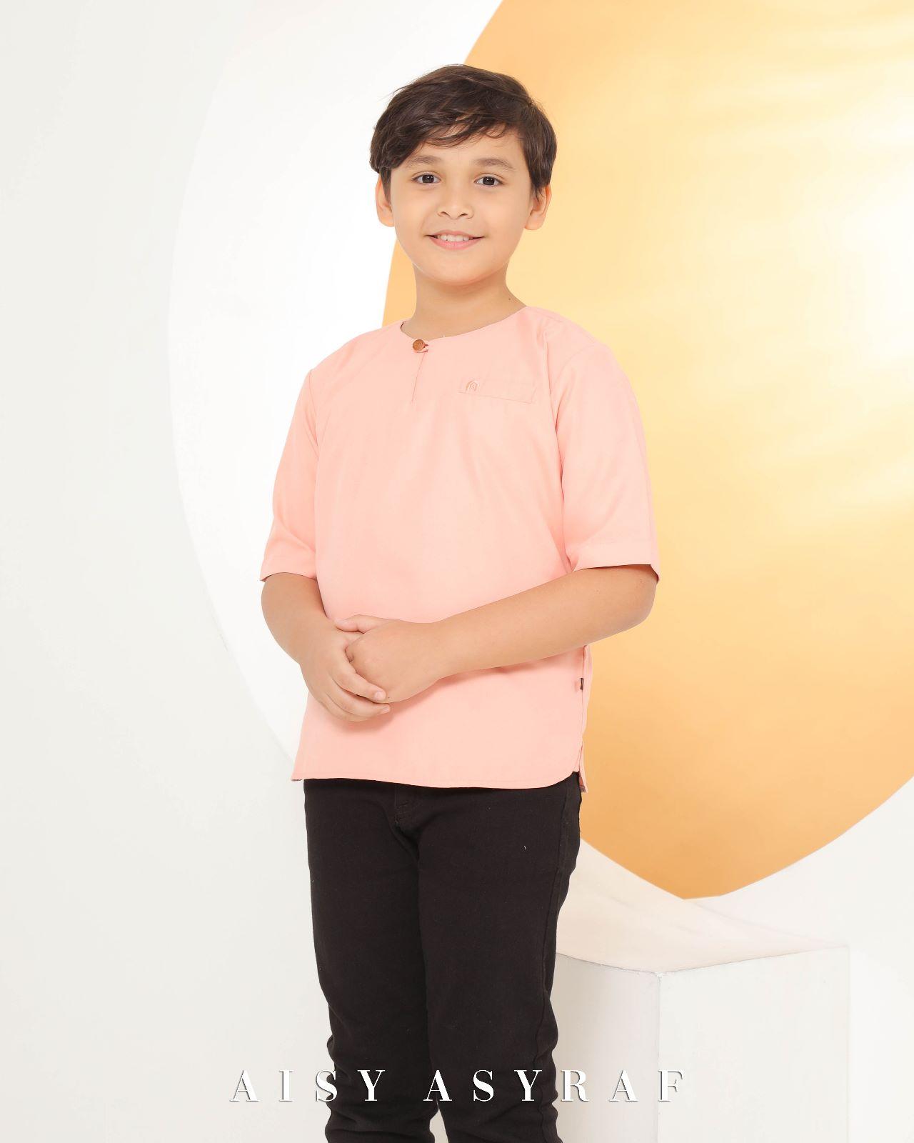 Kurta Zayne Kids - Peach