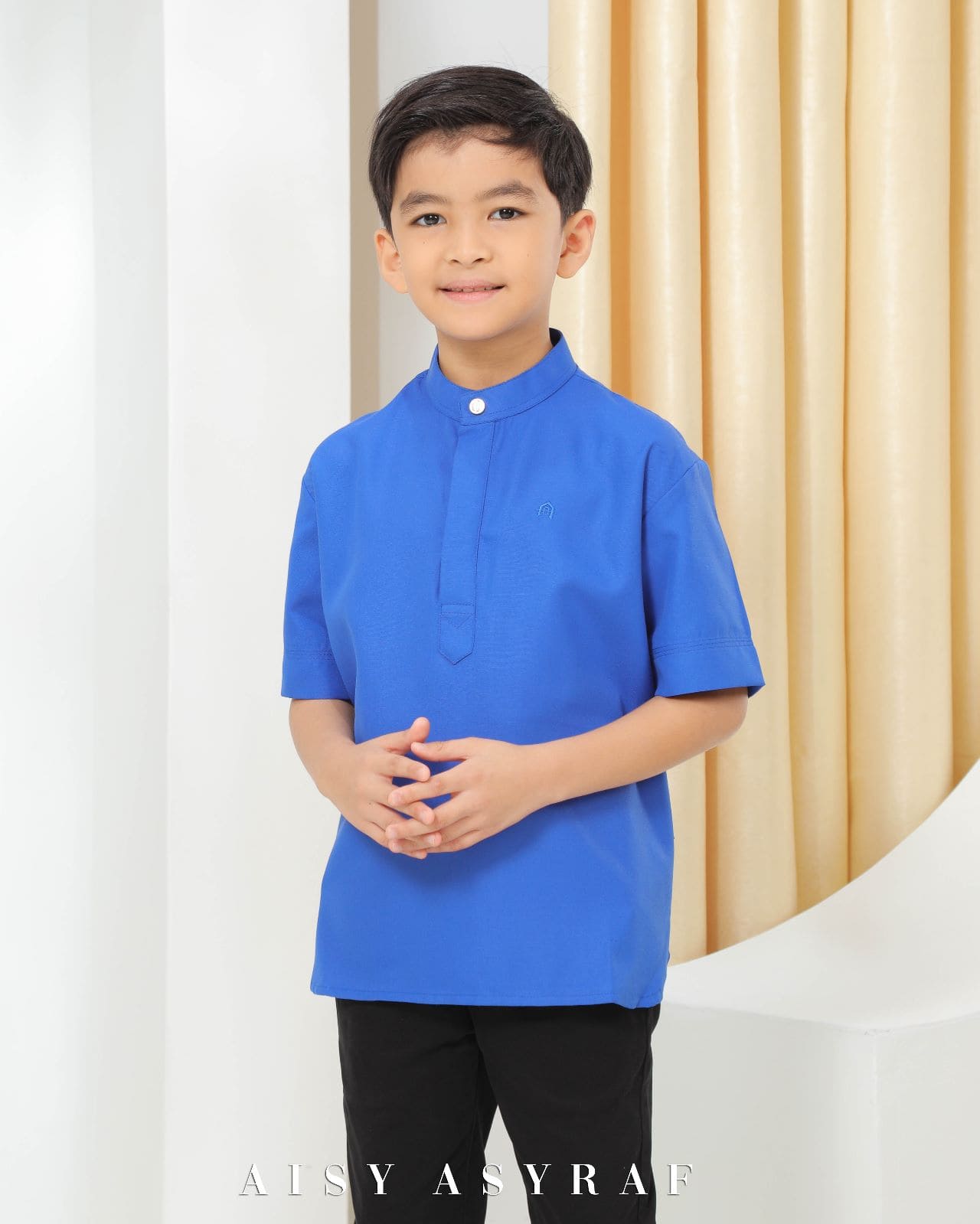 Kurta izzi kids Royal blue