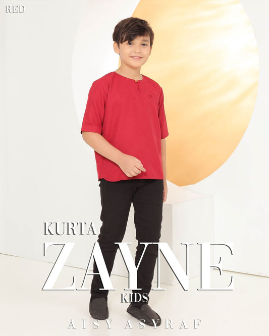 Kurta Zayne Kids - Red