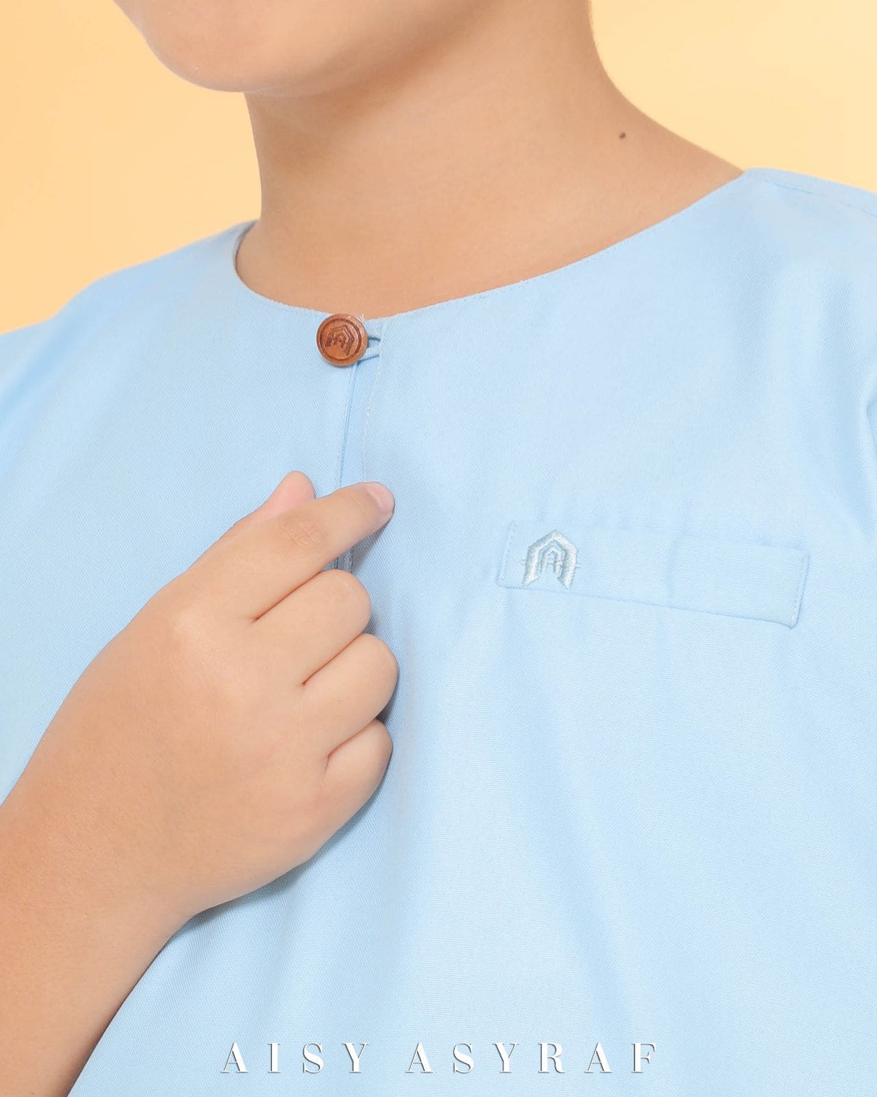 Kurta Zayne Kids - Baby Blue