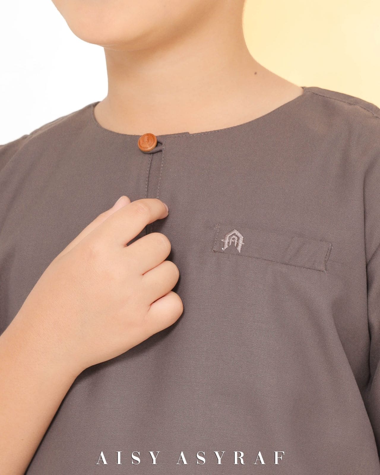 Kurta Zayne Kids - Dark Grey