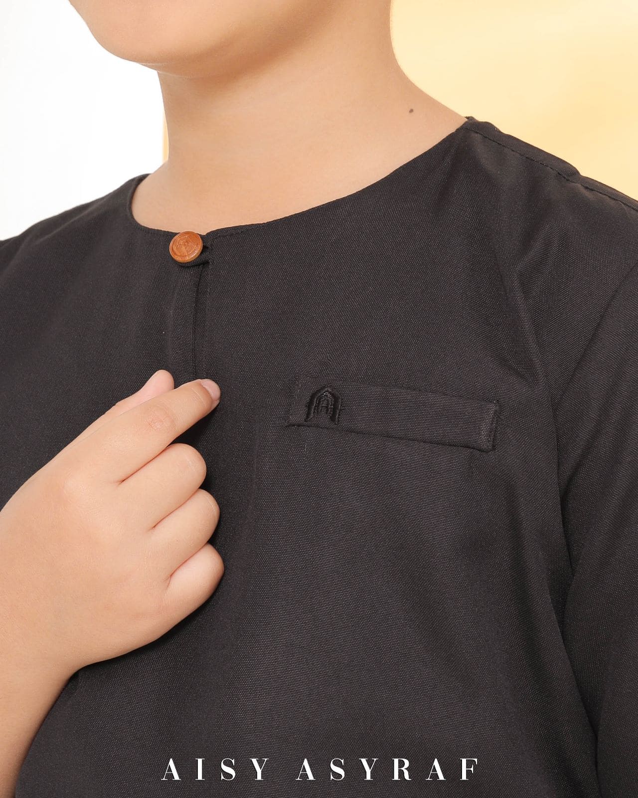 Kurta Zayne Kids - Black