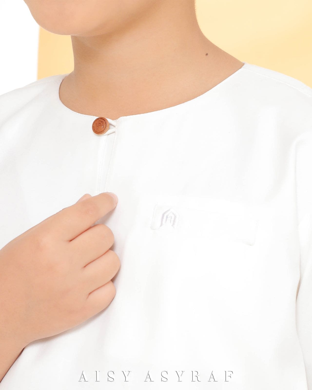 Kurta Zayne Kids - White