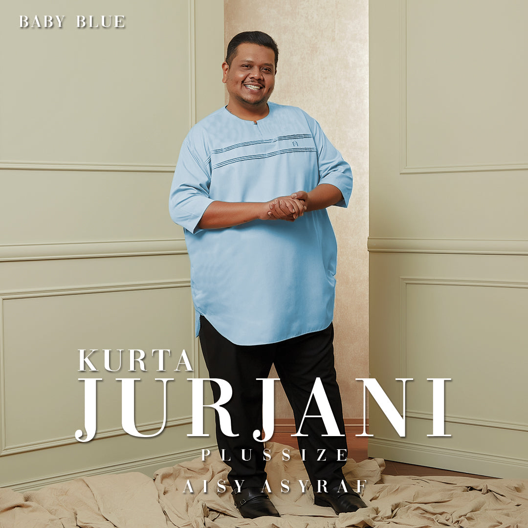 Kurta Jurjani Plussize - Baby Blue