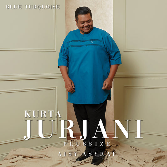 Kurta Jurjani Plussize - Blue Turqouise