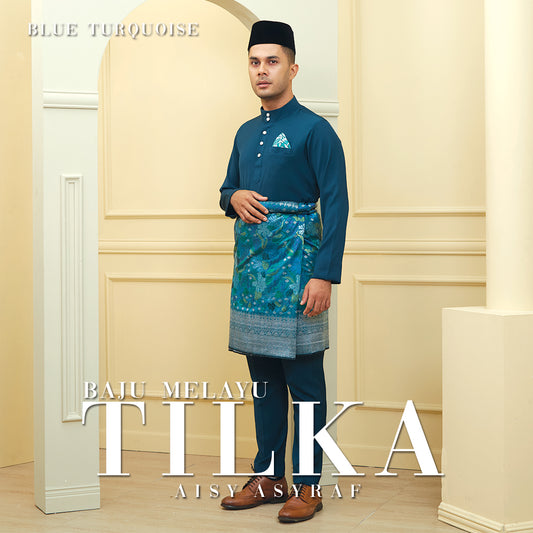 Baju Melayu Tilka - Blue Turqouise
