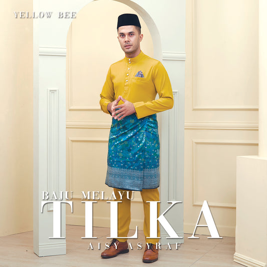 Baju Melayu Tilka - Yellow Bee