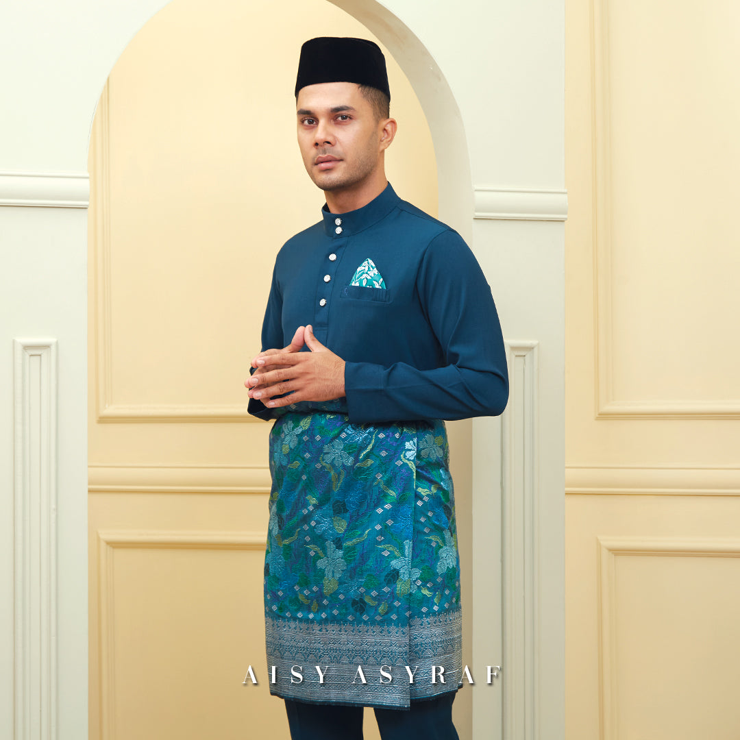 Baju Melayu Tilka - Blue Turqouise