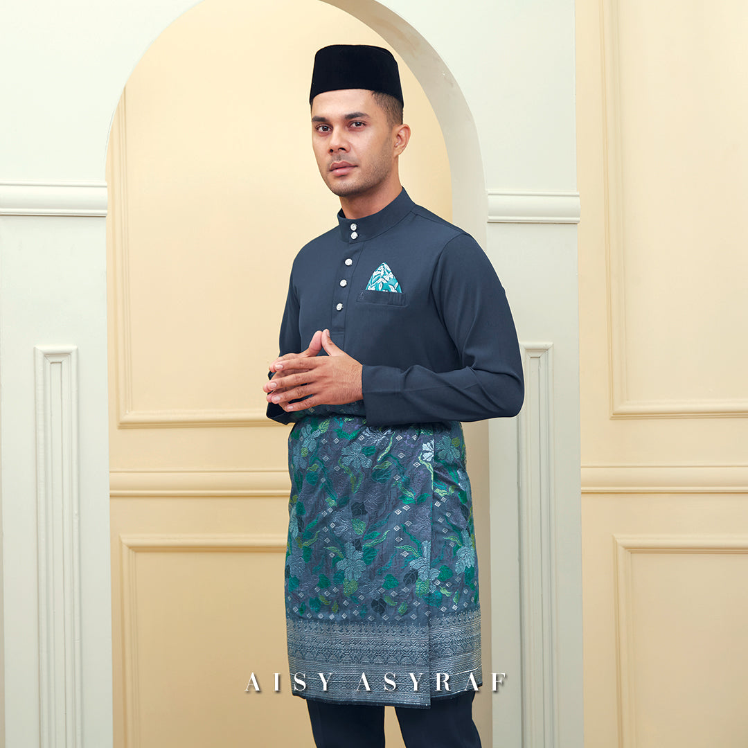 Baju Melayu Tilka - Dark Grey