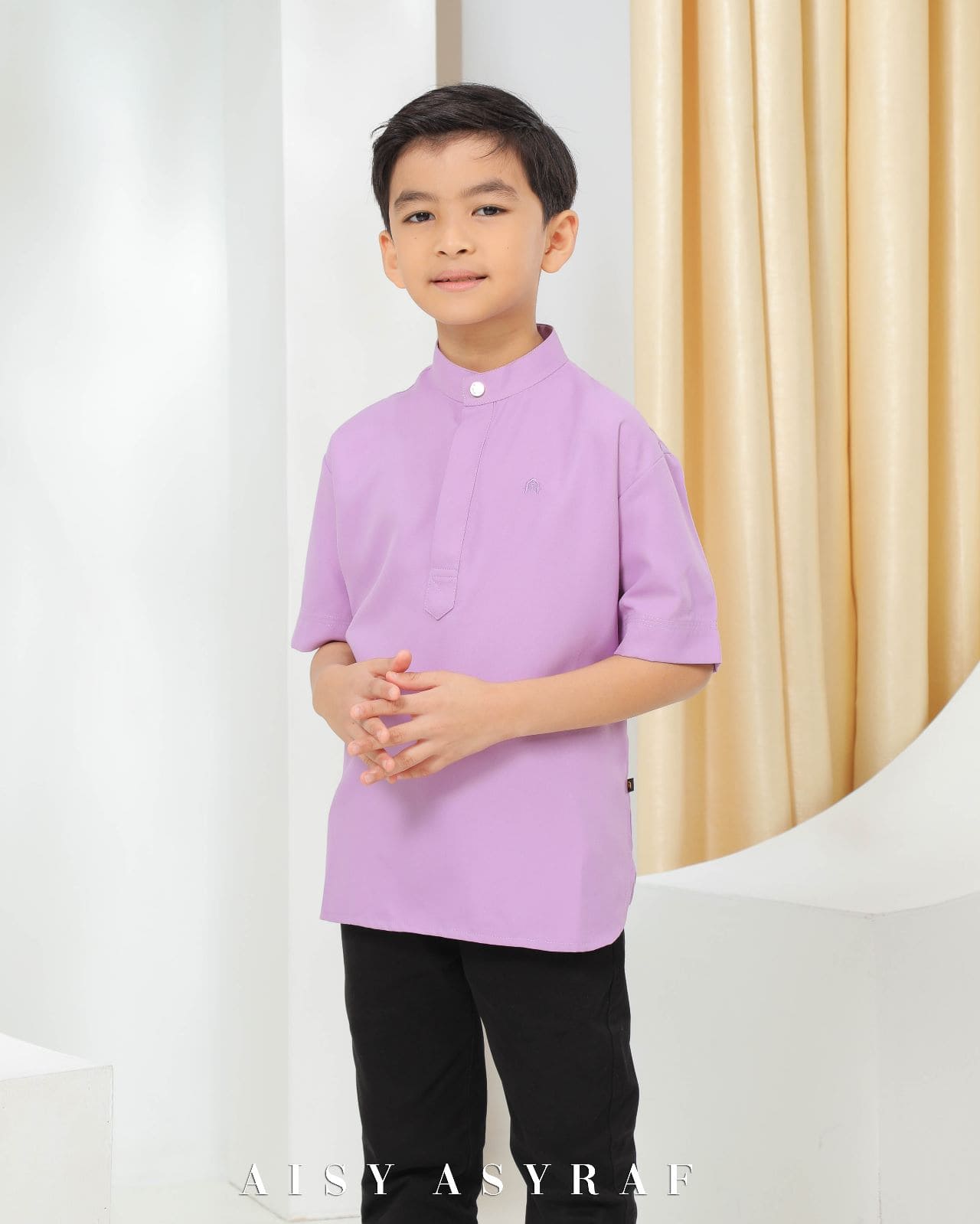 Kurta izzi kids purple yam