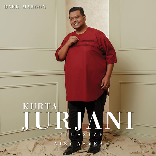 Kurta Jurjani Plussize - Dark Maroon