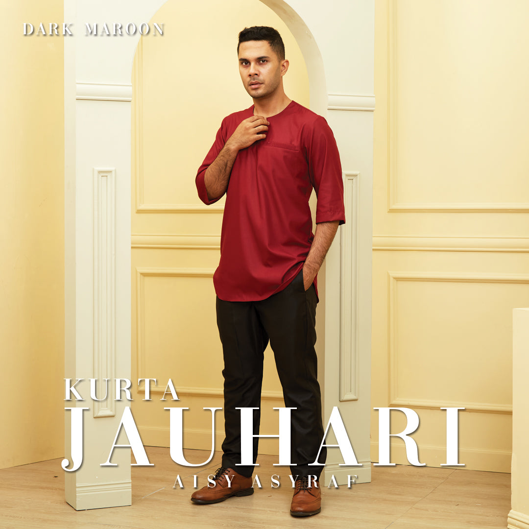 Kurta Jauhari - Dark Maroon