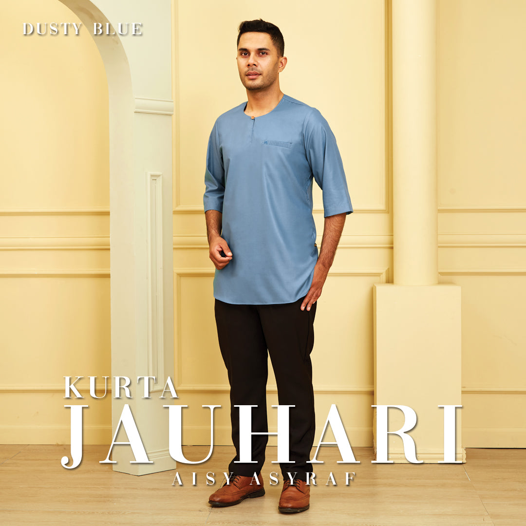 Kurta Jauhari - Dusty Blue