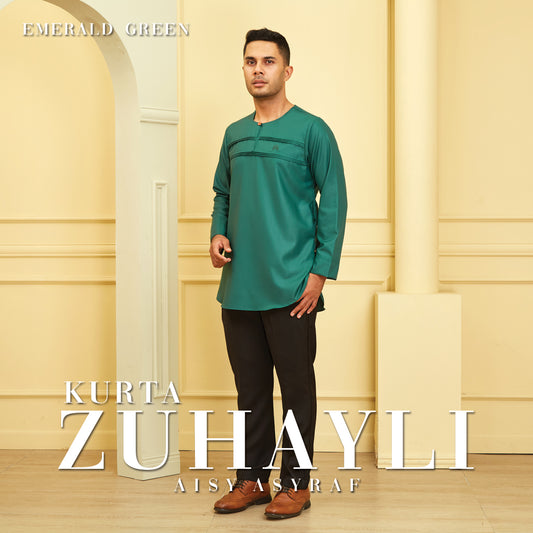 Kurta Zuhayli - Emerald Green