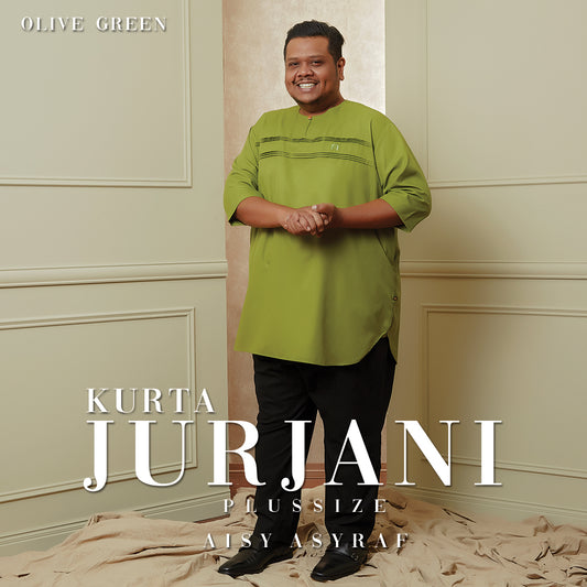 Kurta Jurjani Plussize - Olive Green