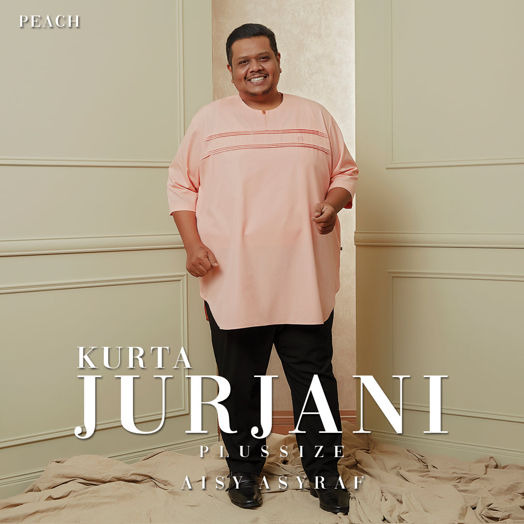 Kurta Jurjani Plussize - Peach