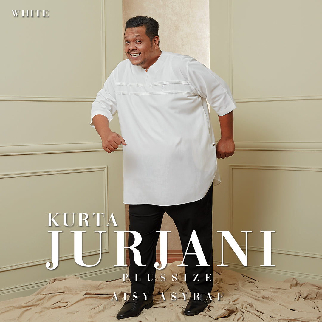 Kurta Jurjani Plussize - White