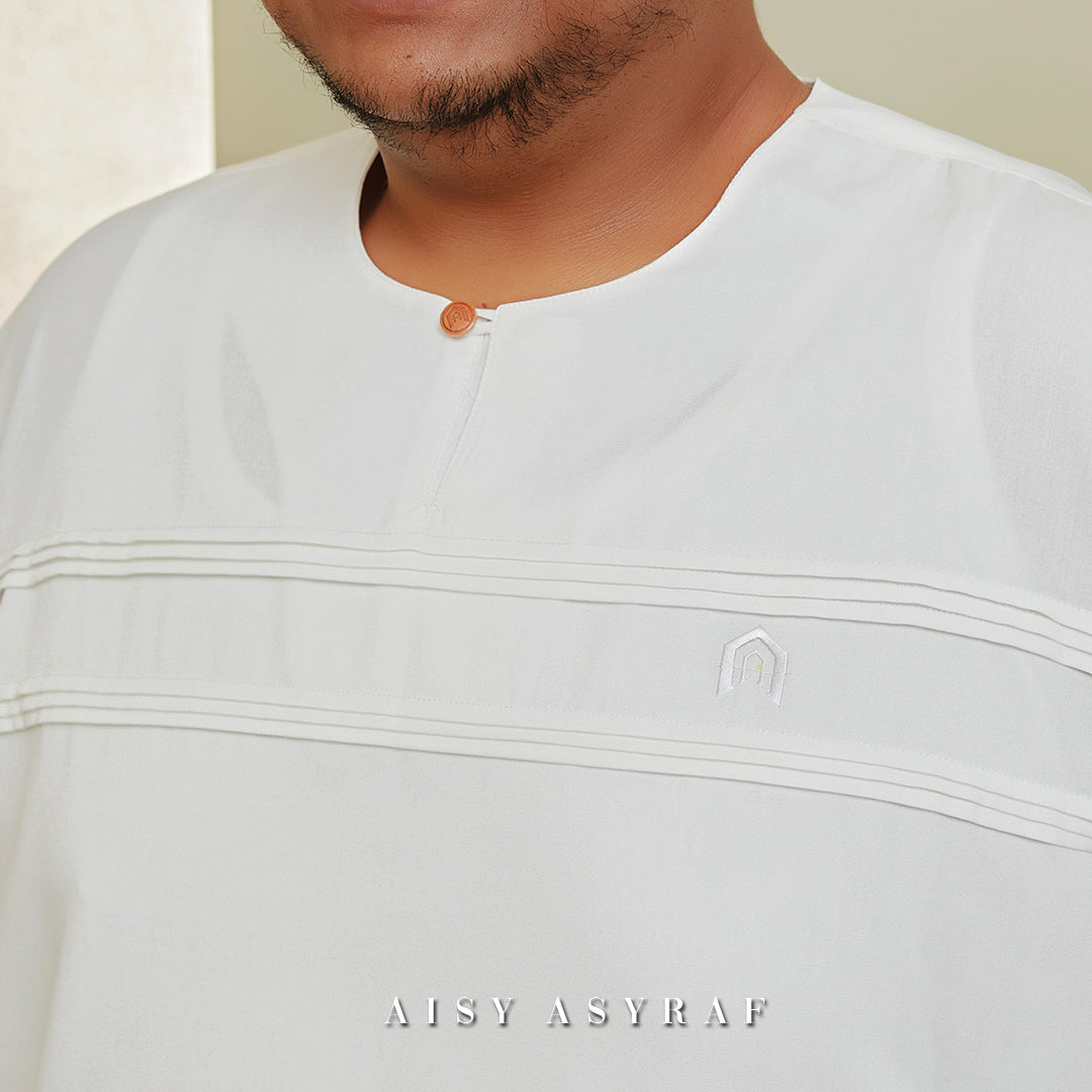 Kurta Jurjani Plussize - White