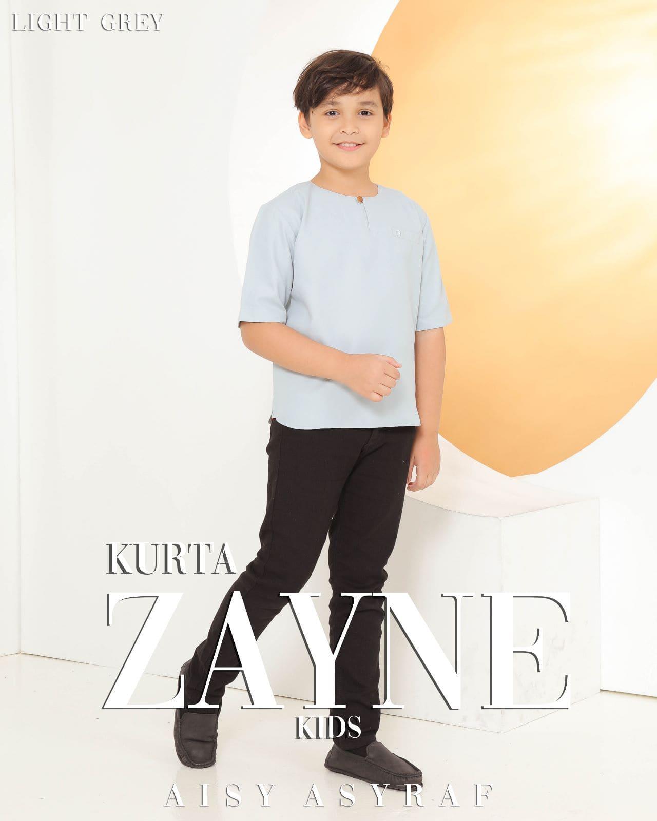 Kurta Zayne Kids - Light Grey