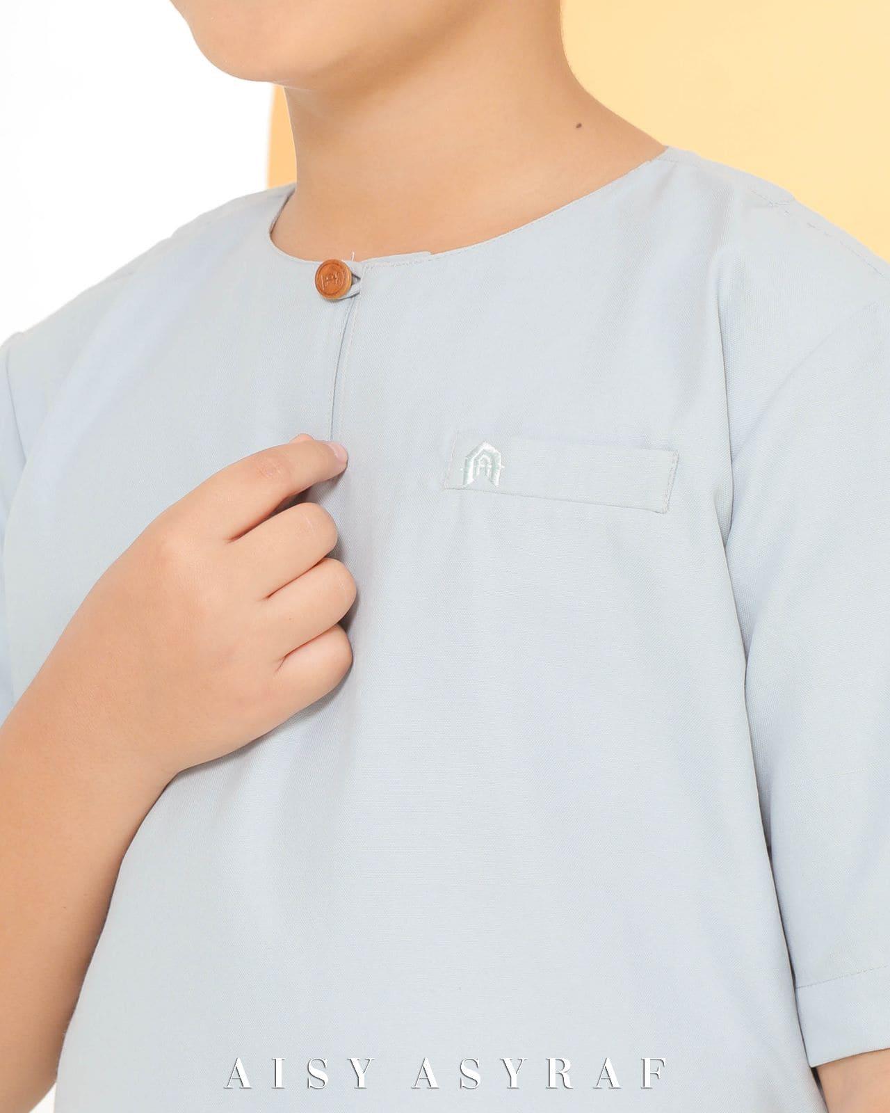 Kurta Zayne Kids - Light Grey