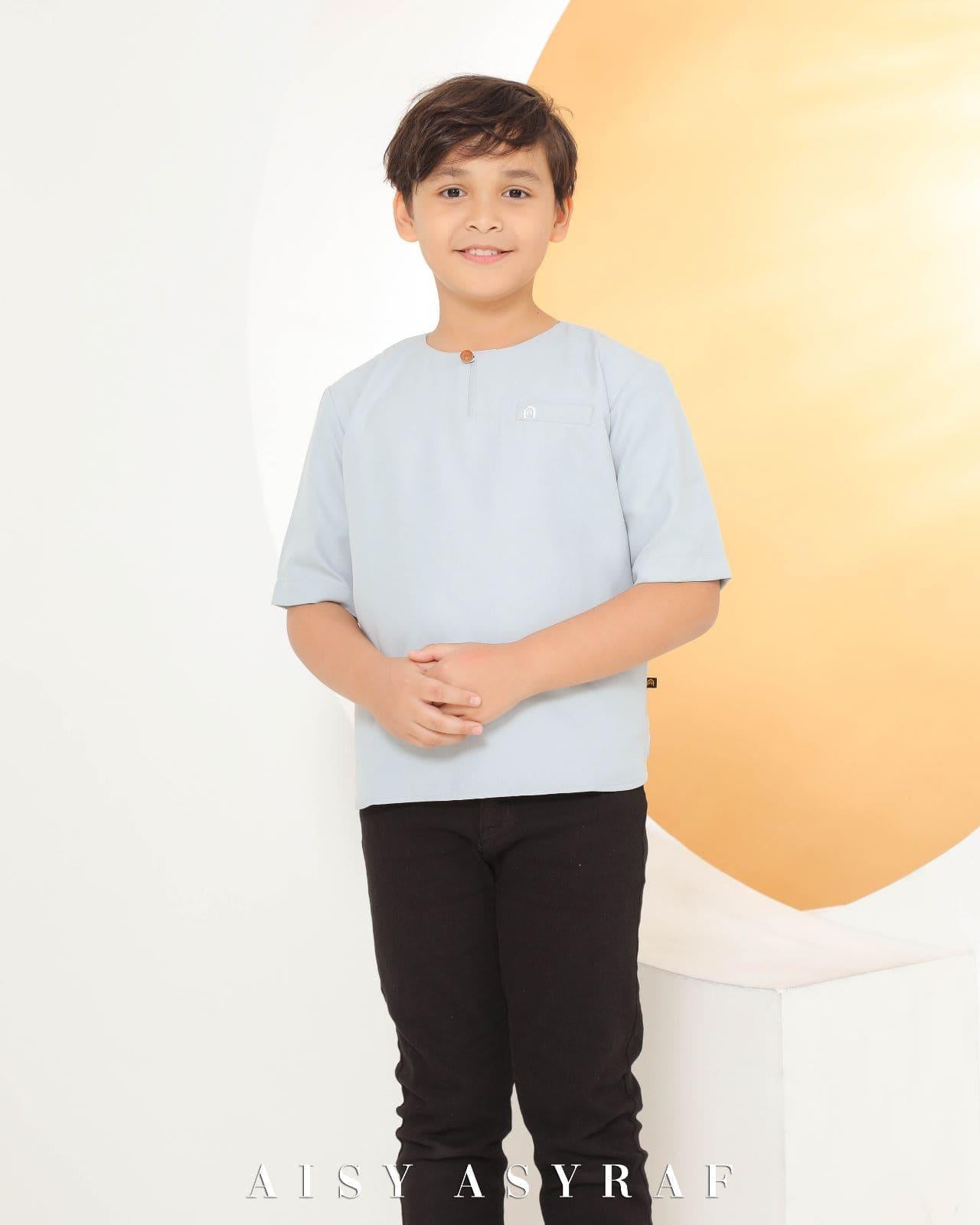 Kurta Zayne Kids - Light Grey